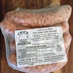 Sweet Italian Pork Sausage